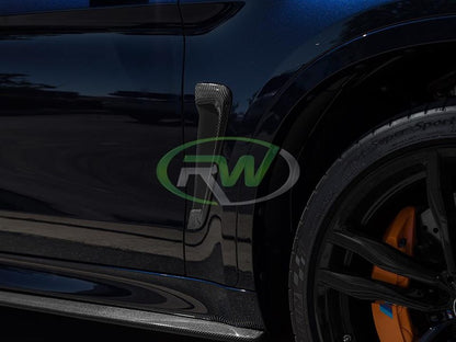 RW Carbon BMW F86 X6M Carbon Fiber Fender Trims-Exterior-Silicon Valley Bimmer