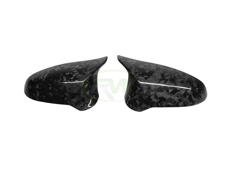 RW Carbon BMW F87 F80 F82 F83 Forged Carbon Mirror Caps-Exterior-Silicon Valley Bimmer