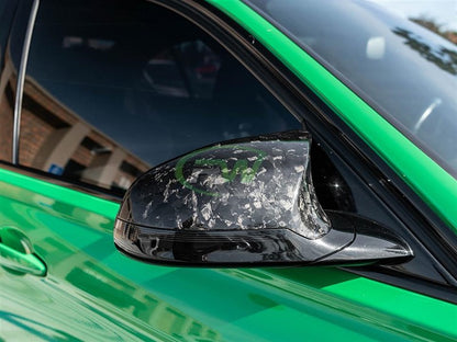 RW Carbon BMW F87 F80 F82 F83 Forged Carbon Mirror Caps-Exterior-Silicon Valley Bimmer