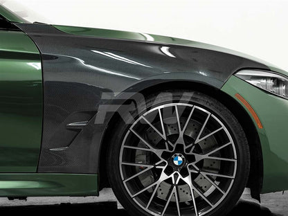 RW Carbon BMW F87 M2/M2C Carbon Fiber Fenders-Exterior-Silicon Valley Bimmer