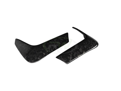 RW Carbon BMW F8X Forged Carbon Fiber Rear Bumper Splitters-Exterior-Silicon Valley Bimmer