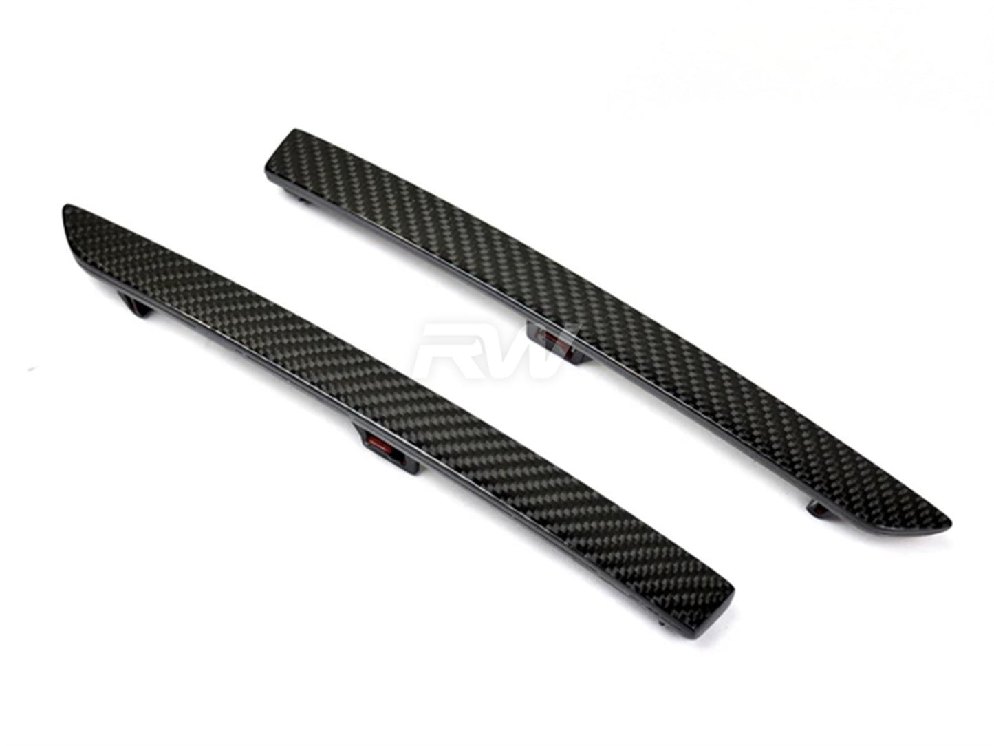 RW Carbon BMW F8X M3 M4 Carbon Fiber Rear Bumper Reflectors-Exterior-Silicon Valley Bimmer