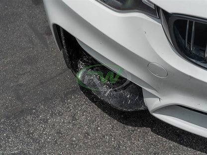 RW Carbon BMW F8X M3 M4 Forged Carbon Splitters-Exterior-Silicon Valley Bimmer