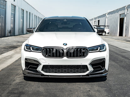 RW Carbon BMW F90 LCI 3D Style Carbon Fiber Front Lip-Exterior-Silicon Valley Bimmer