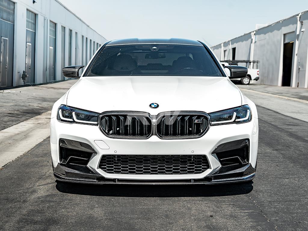 RW Carbon BMW F90 LCI 3D Style Carbon Fiber Front Lip-Exterior-Silicon Valley Bimmer