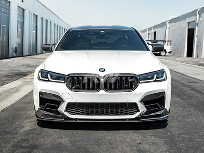 RW Carbon BMW F90 LCI 3D Style Carbon Fiber Front Lip-Exterior-Silicon Valley Bimmer