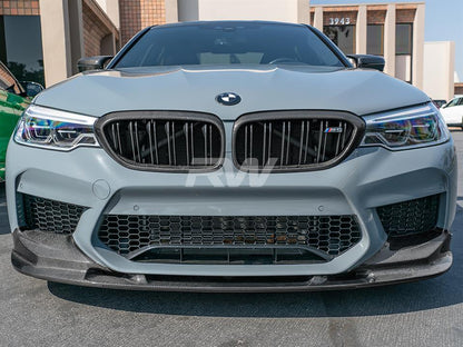 RW Carbon BMW F90 M5 3D Style Carbon Fiber Front Lip-Exterior-Silicon Valley Bimmer