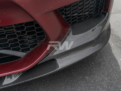RW Carbon BMW F90 M5 3D Style Carbon Fiber Front Lip-Exterior-Silicon Valley Bimmer