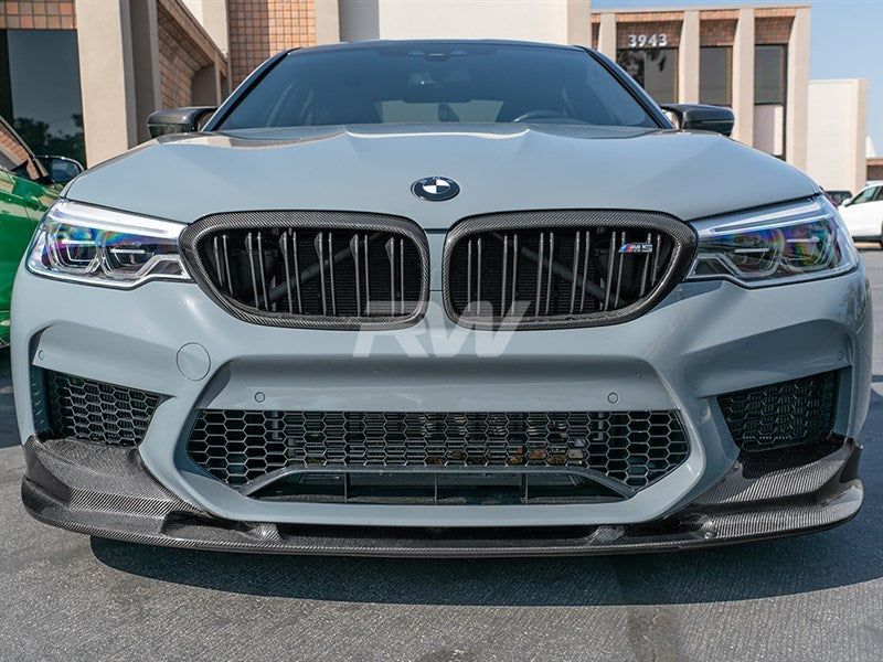 RW Carbon BMW F90 M5 3D Style Carbon Fiber Front Lip-Exterior-Silicon Valley Bimmer
