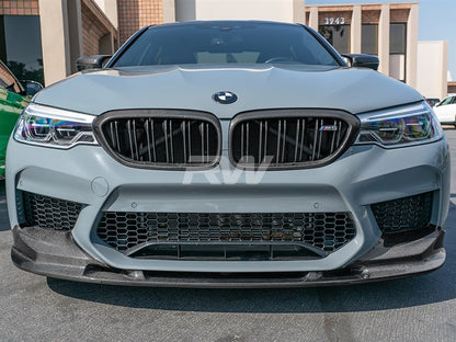 RW Carbon BMW F90 M5 3D Style Carbon Fiber Front Lip-Exterior-Silicon Valley Bimmer