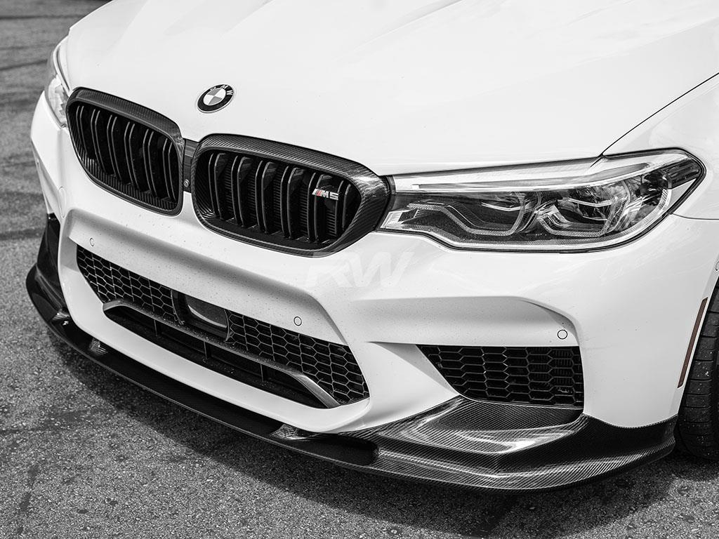 RW Carbon BMW F90 M5 3D Style Carbon Fiber Front Lip-Exterior-Silicon Valley Bimmer