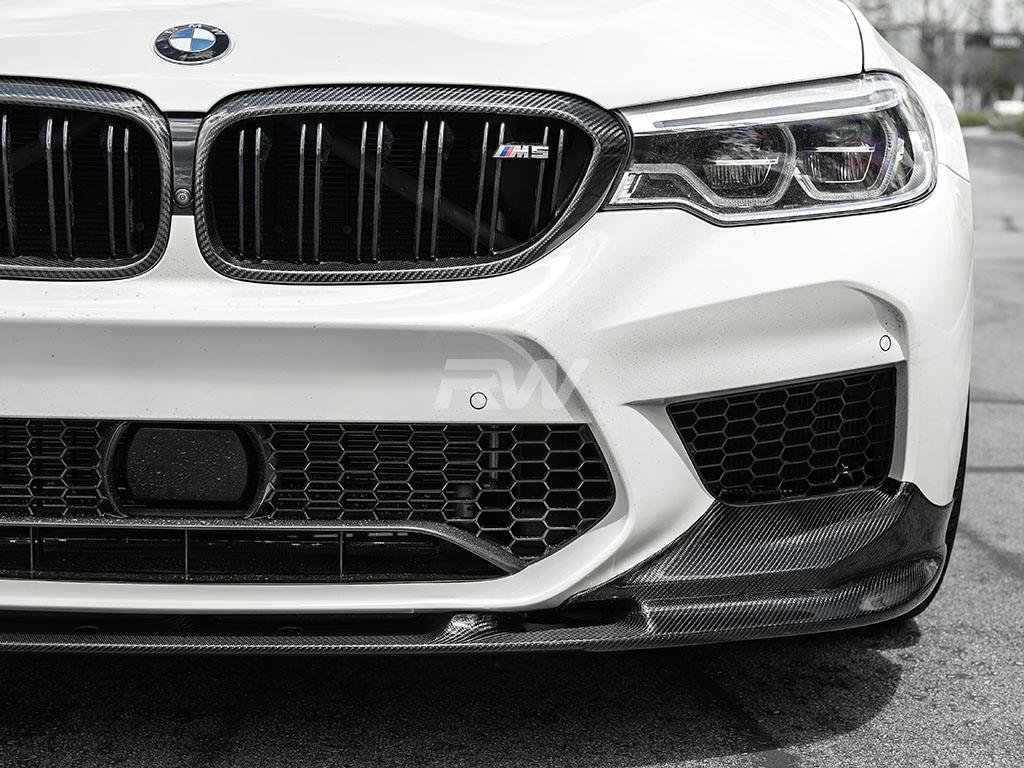 RW Carbon BMW F90 M5 3D Style Carbon Fiber Front Lip-Exterior-Silicon Valley Bimmer