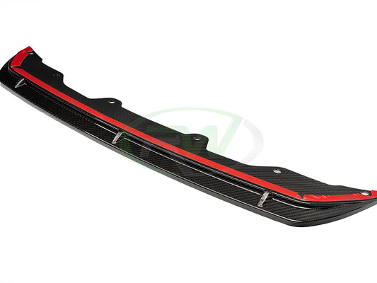 RW Carbon BMW F90 M5 Carbon Fiber Center Lip Spoiler-Exterior-Silicon Valley Bimmer