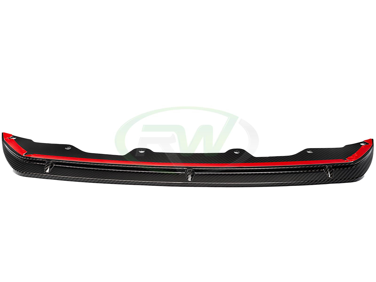 RW Carbon BMW F90 M5 Carbon Fiber Center Lip Spoiler-Exterior-Silicon Valley Bimmer