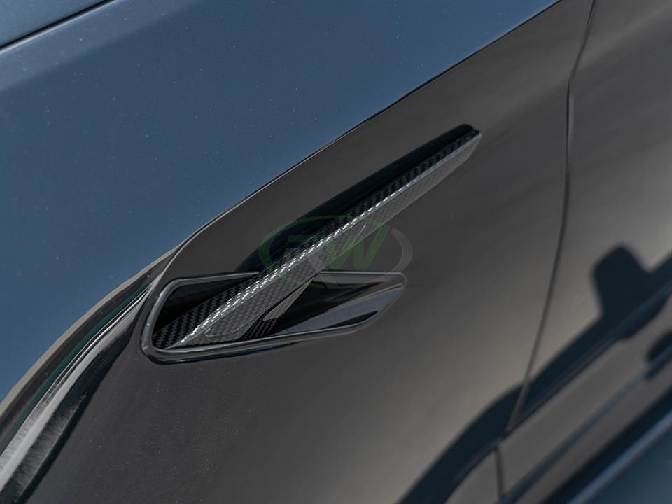 RW Carbon BMW F90 M5 Carbon Fiber Fender Trims-Exterior-Silicon Valley Bimmer