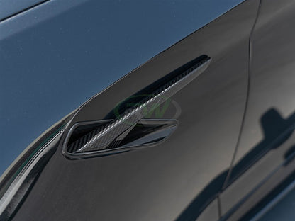 RW Carbon BMW F90 M5 Carbon Fiber Fender Trims-Exterior-Silicon Valley Bimmer