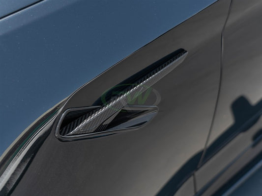 RW Carbon BMW F90 M5 Carbon Fiber Fender Trims-Exterior-Silicon Valley Bimmer
