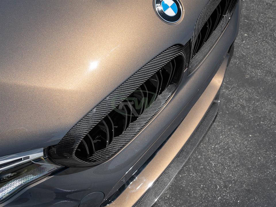 RW Carbon BMW F90 M5 Carbon Fiber Grille Surrounds-Exterior-Silicon Valley Bimmer
