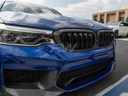 RW Carbon BMW F90 M5 Carbon Fiber Grille Surrounds-Exterior-Silicon Valley Bimmer