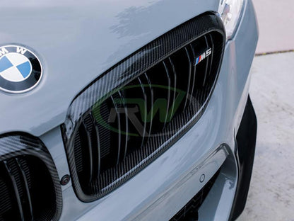 RW Carbon BMW F90 M5 Carbon Fiber Grille Surrounds-Exterior-Silicon Valley Bimmer