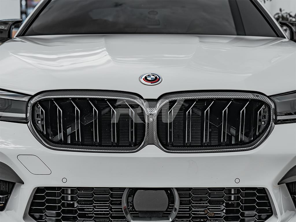 RW Carbon BMW F90 M5 G30 LCI CF Replacement Grille-Exterior-Silicon Valley Bimmer