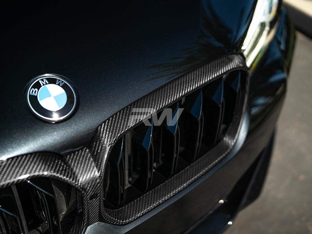 RW Carbon BMW F90 M5 G30 LCI CF Replacement Grille-Exterior-Silicon Valley Bimmer