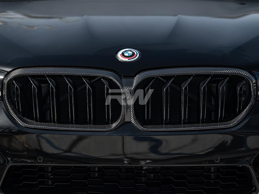 RW Carbon BMW F90 M5 G30 LCI CF Replacement Grille-Exterior-Silicon Valley Bimmer