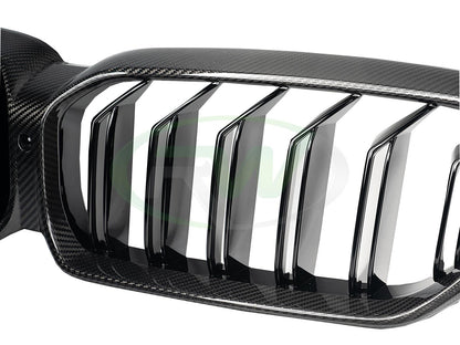 RW Carbon BMW F90 M5 G30 LCI CF Replacement Grille-Exterior-Silicon Valley Bimmer