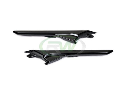 RW Carbon BMW F90 M5 Gloss Black Fender Trims-Exterior-Silicon Valley Bimmer