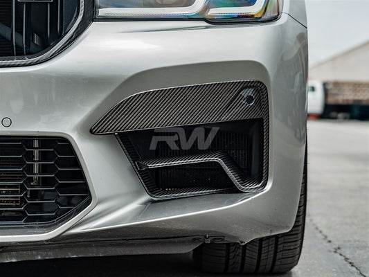 RW Carbon BMW F90 M5 LCI Carbon Fiber Duct Trims-Exterior-Silicon Valley Bimmer