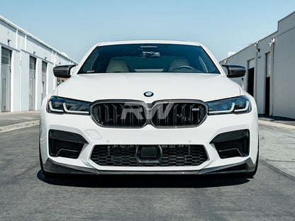 RW Carbon BMW F90 M5 LCI Performance Style V1 CF Front Lip-Exterior-Silicon Valley Bimmer