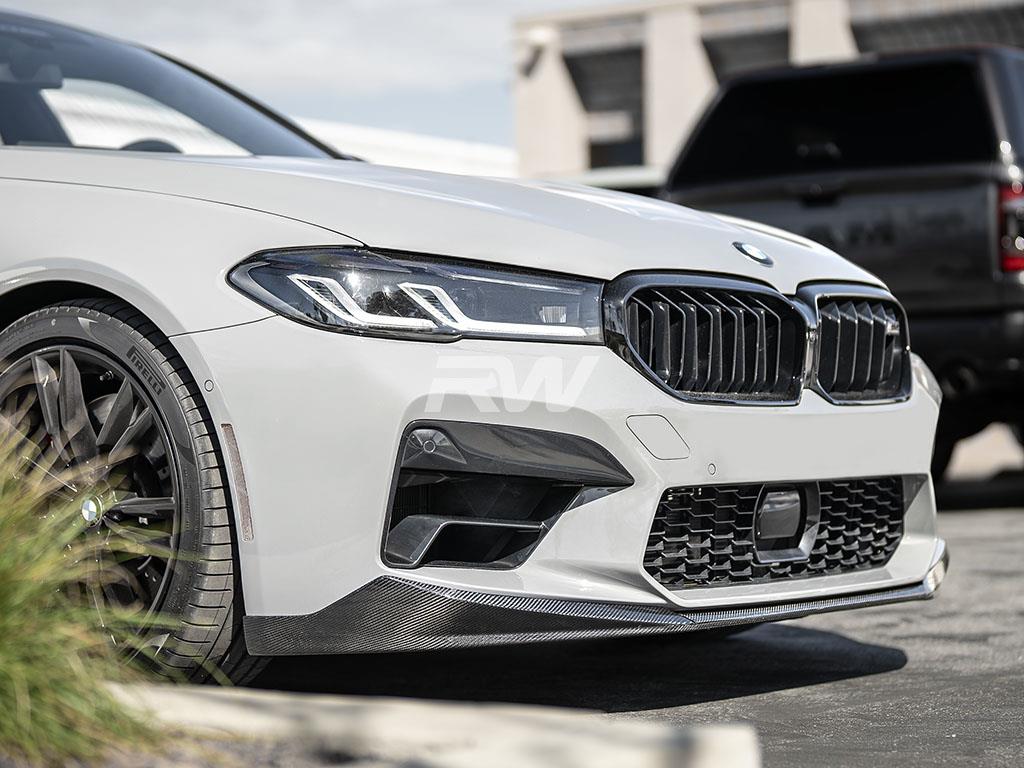 RW Carbon BMW F90 M5 LCI Performance Style V1 CF Front Lip-Exterior-Silicon Valley Bimmer