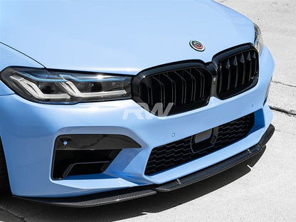 RW Carbon BMW F90 M5 LCI S-Style Carbon Fiber Front Lip-Exterior-Silicon Valley Bimmer