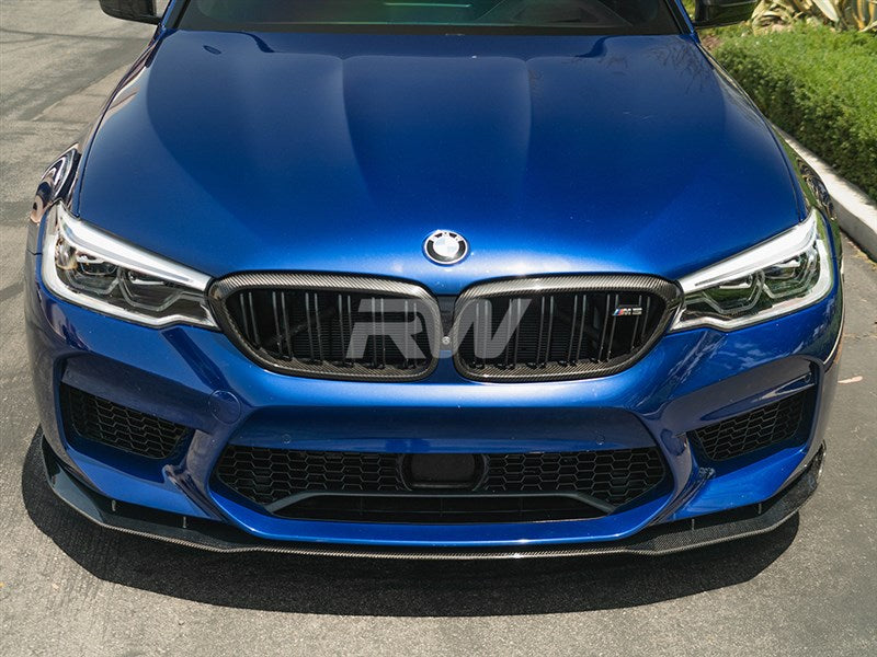 RW Carbon BMW F90 M5 Man Style Carbon Fiber Front Lip-Exterior-Silicon Valley Bimmer