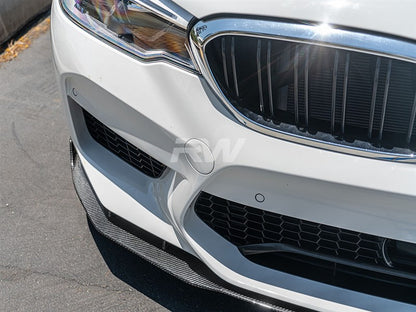 RW Carbon BMW F90 M5 Man Style Carbon Fiber Front Lip-Exterior-Silicon Valley Bimmer