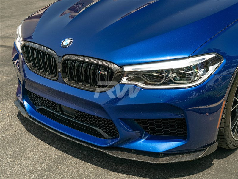 RW Carbon BMW F90 M5 Man Style Carbon Fiber Front Lip-Exterior-Silicon Valley Bimmer