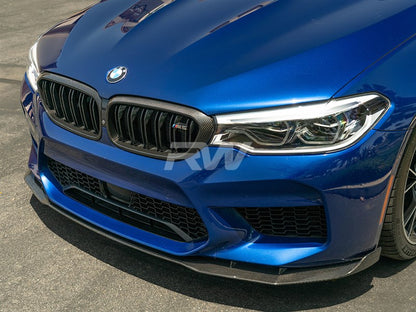 RW Carbon BMW F90 M5 Man Style Carbon Fiber Front Lip-Exterior-Silicon Valley Bimmer