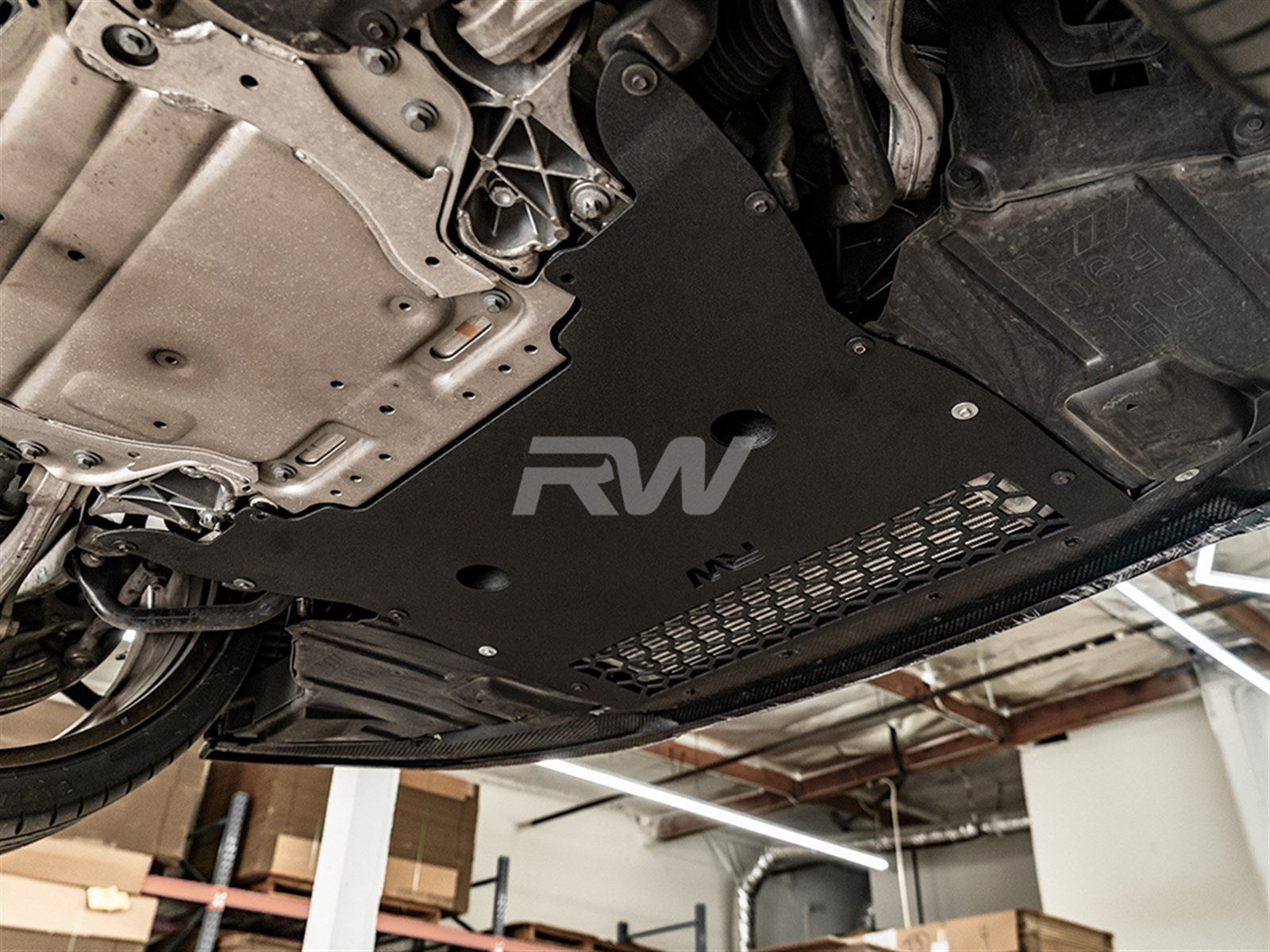 RW Carbon BMW F90 M5 Oil Cooler Guard-Exterior-Silicon Valley Bimmer