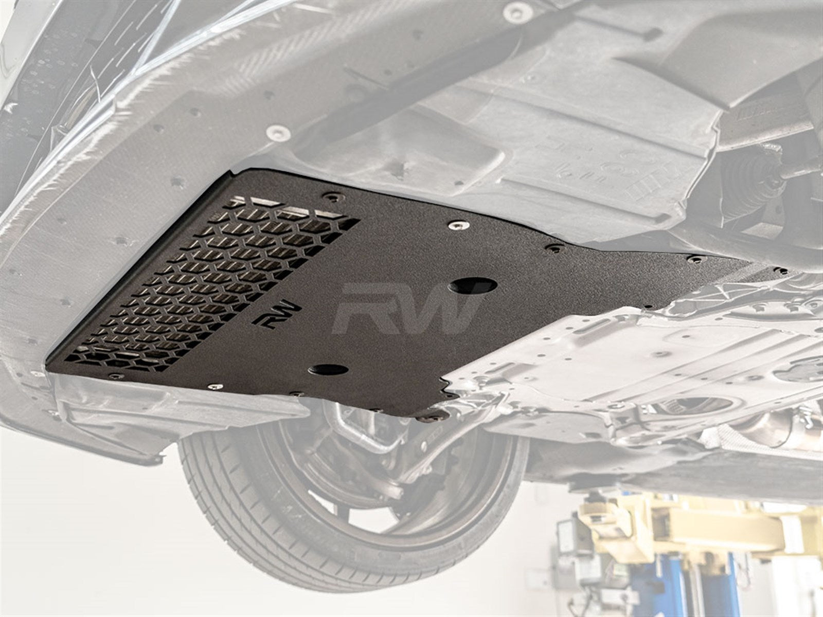 RW Carbon BMW F90 M5 Oil Cooler Guard-Exterior-Silicon Valley Bimmer