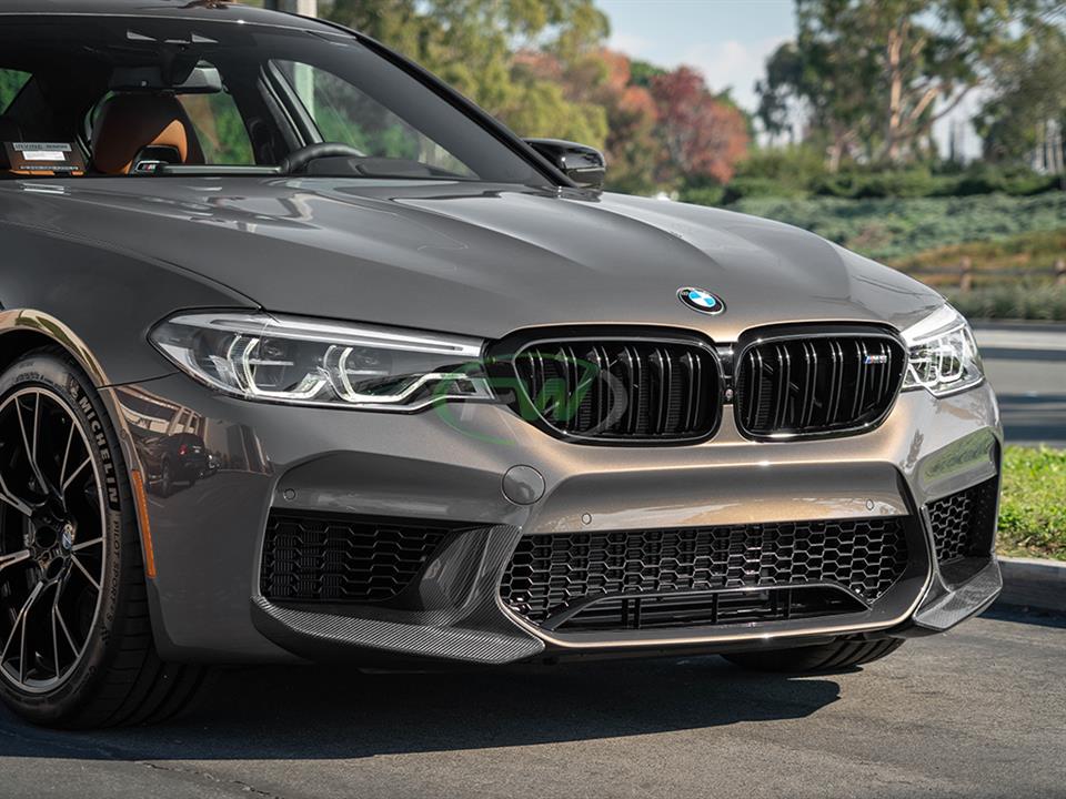RW Carbon BMW F90 M5 Perf Style Carbon Fiber Splitters-Exterior-Silicon Valley Bimmer