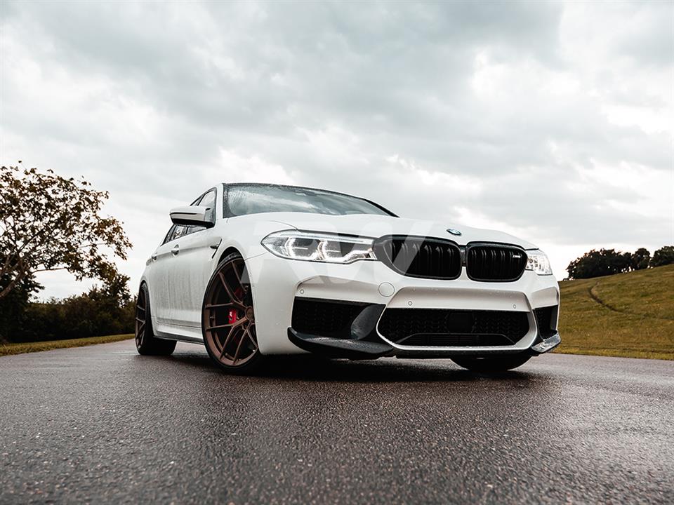 RW Carbon BMW F90 M5 Perf Style Carbon Fiber Splitters-Exterior-Silicon Valley Bimmer