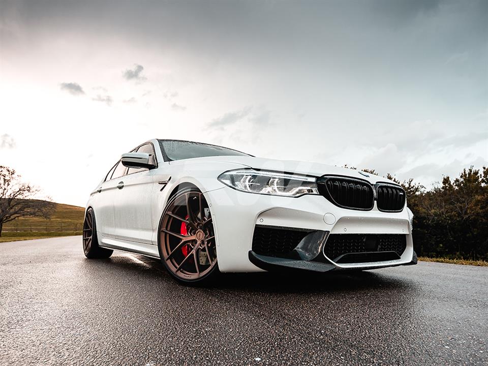 RW Carbon BMW F90 M5 Perf Style Carbon Fiber Splitters-Exterior-Silicon Valley Bimmer