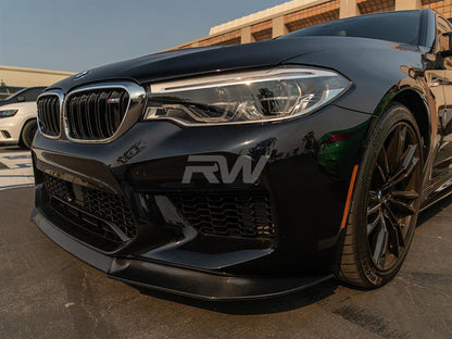 RW Carbon BMW F90 M5 RWS Carbon Fiber Front Lip Spoiler-Exterior-Silicon Valley Bimmer