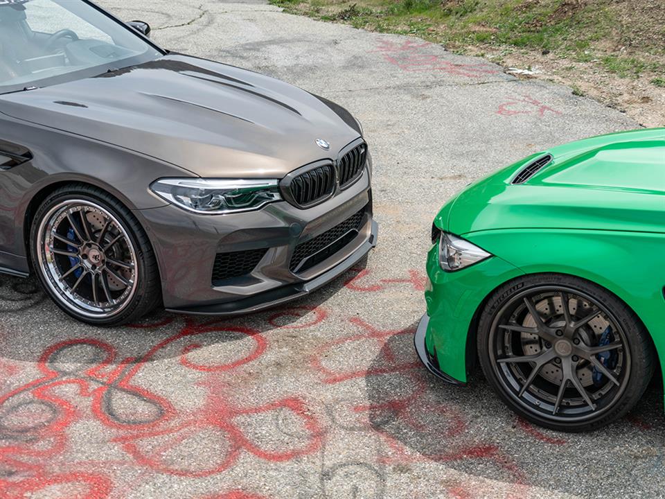 RW Carbon BMW F90 M5 RWS Carbon Fiber Front Lip Spoiler-Exterior-Silicon Valley Bimmer