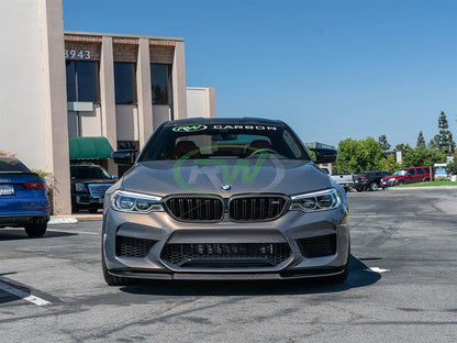 RW Carbon BMW F90 M5 RWS Carbon Fiber Front Lip Spoiler-Exterior-Silicon Valley Bimmer