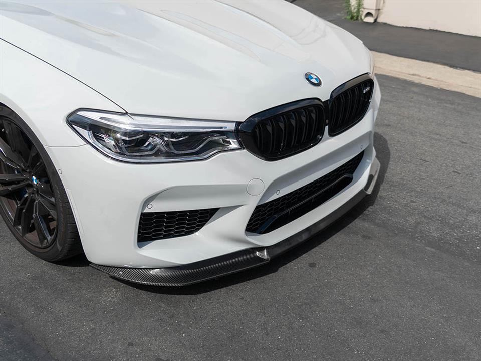 RW Carbon BMW F90 M5 RWS Carbon Fiber Front Lip Spoiler-Exterior-Silicon Valley Bimmer