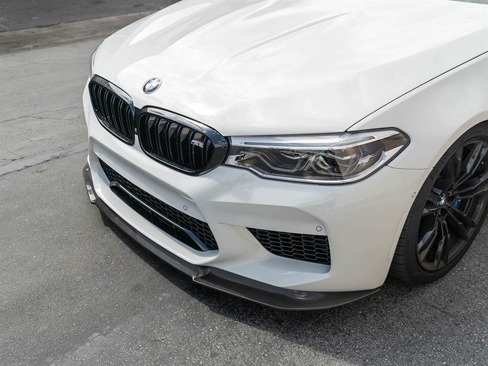 RW Carbon BMW F90 M5 RWS Carbon Fiber Front Lip Spoiler-Exterior-Silicon Valley Bimmer
