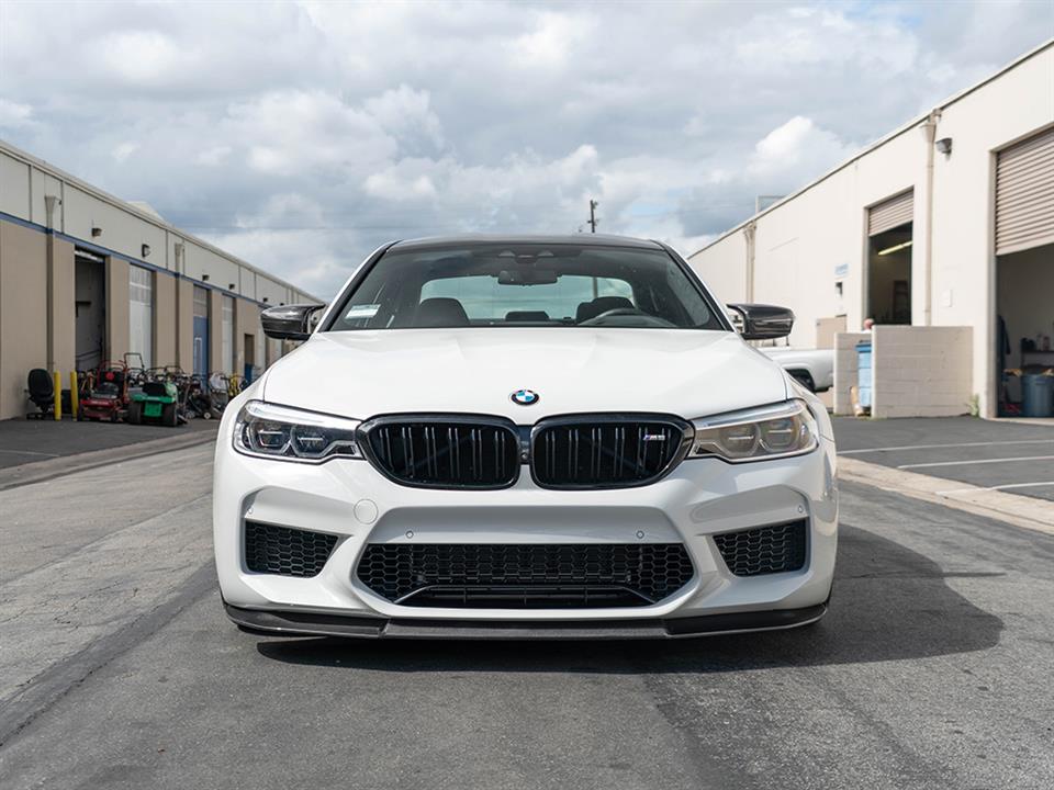 RW Carbon BMW F90 M5 RWS Carbon Fiber Front Lip Spoiler-Exterior-Silicon Valley Bimmer