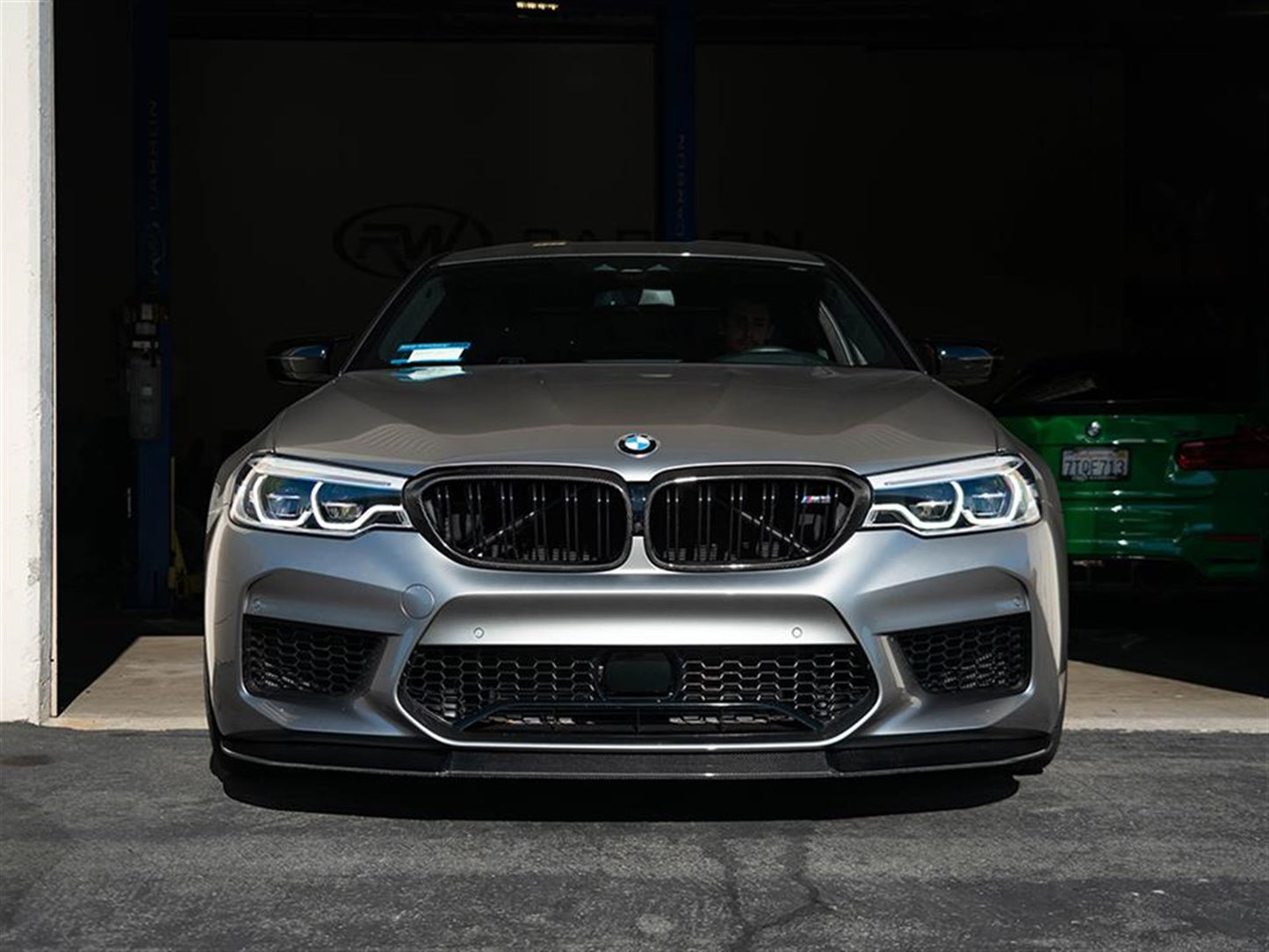 RW Carbon BMW F90 M5 RWS Carbon Fiber Front Lip Spoiler-Exterior-Silicon Valley Bimmer