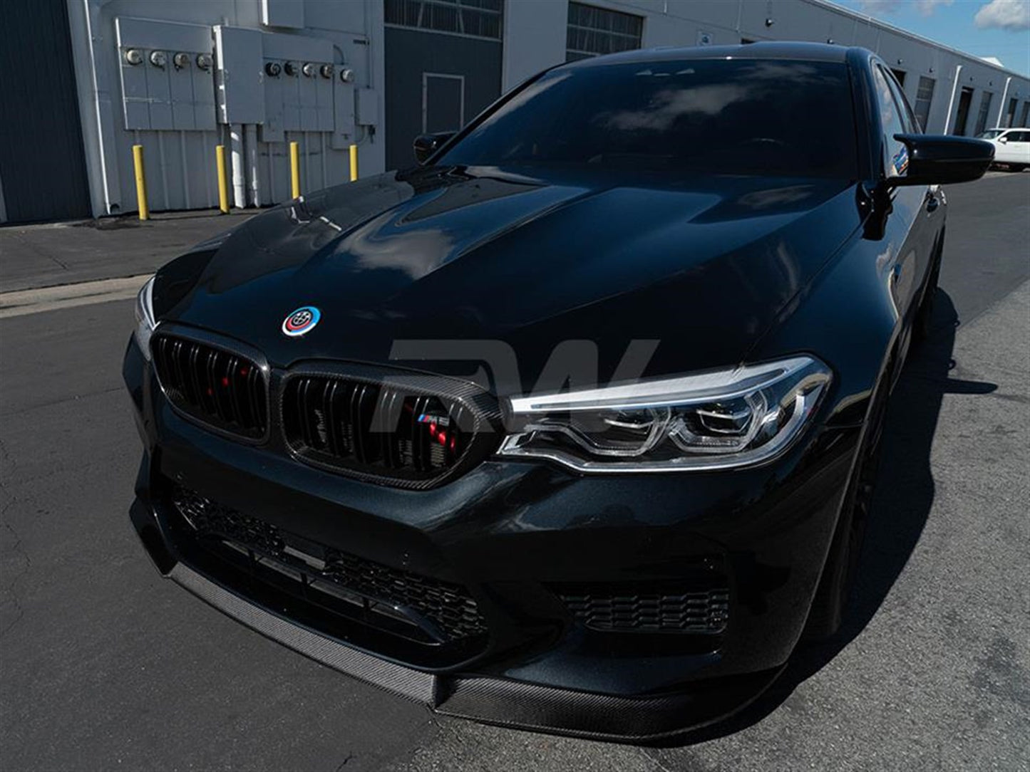 RW Carbon BMW F90 M5 RWS Carbon Fiber Front Lip Spoiler-Exterior-Silicon Valley Bimmer